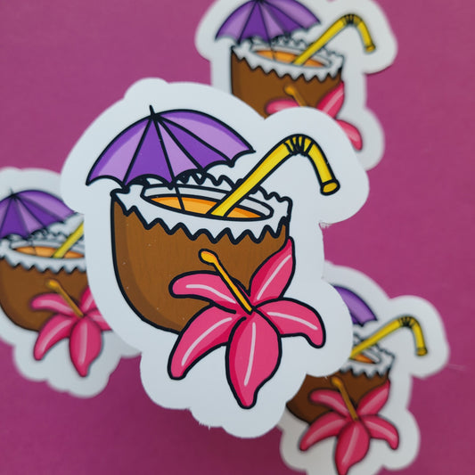 Sticker „Kokosdrink"