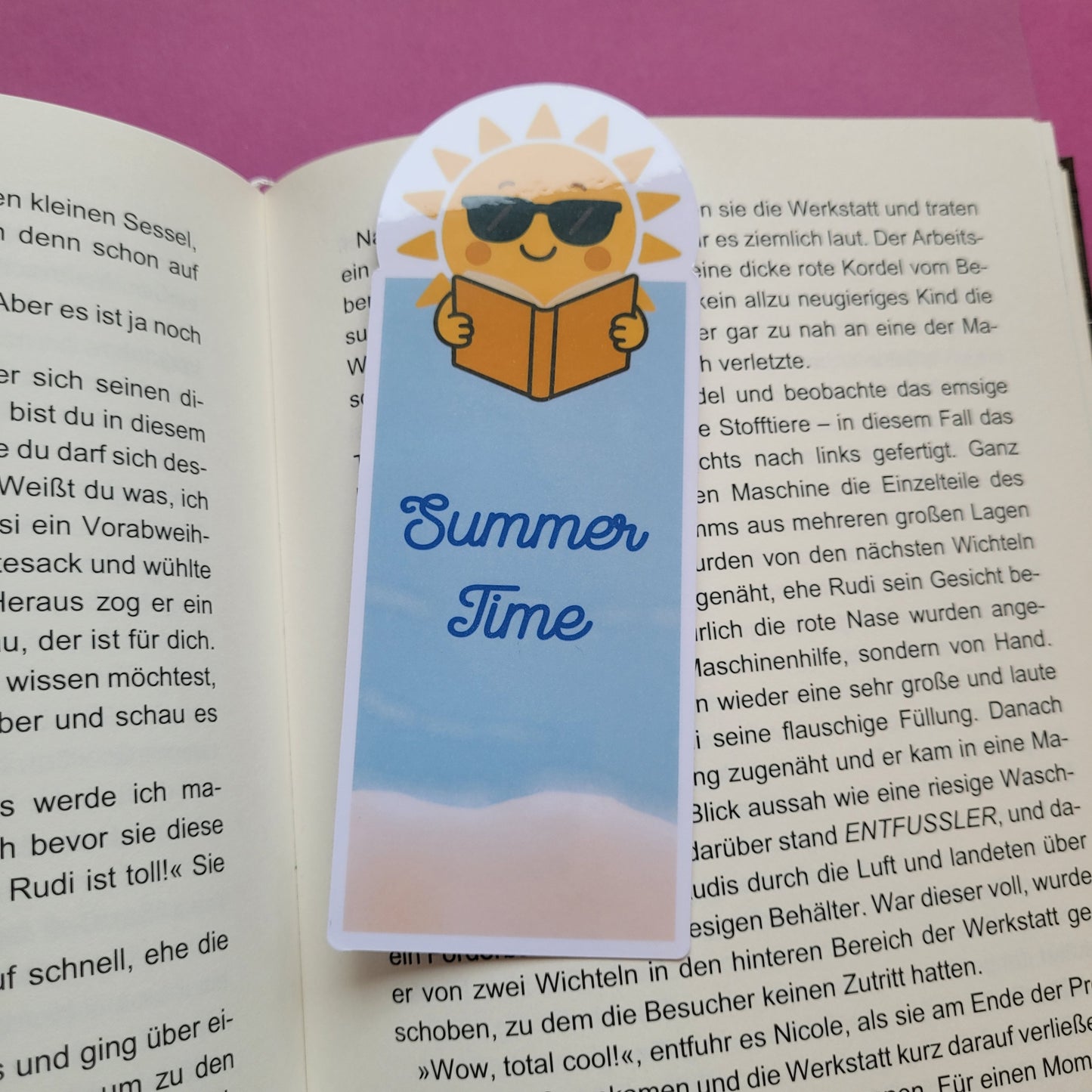 Form-Lesezeichen "Summer Time"