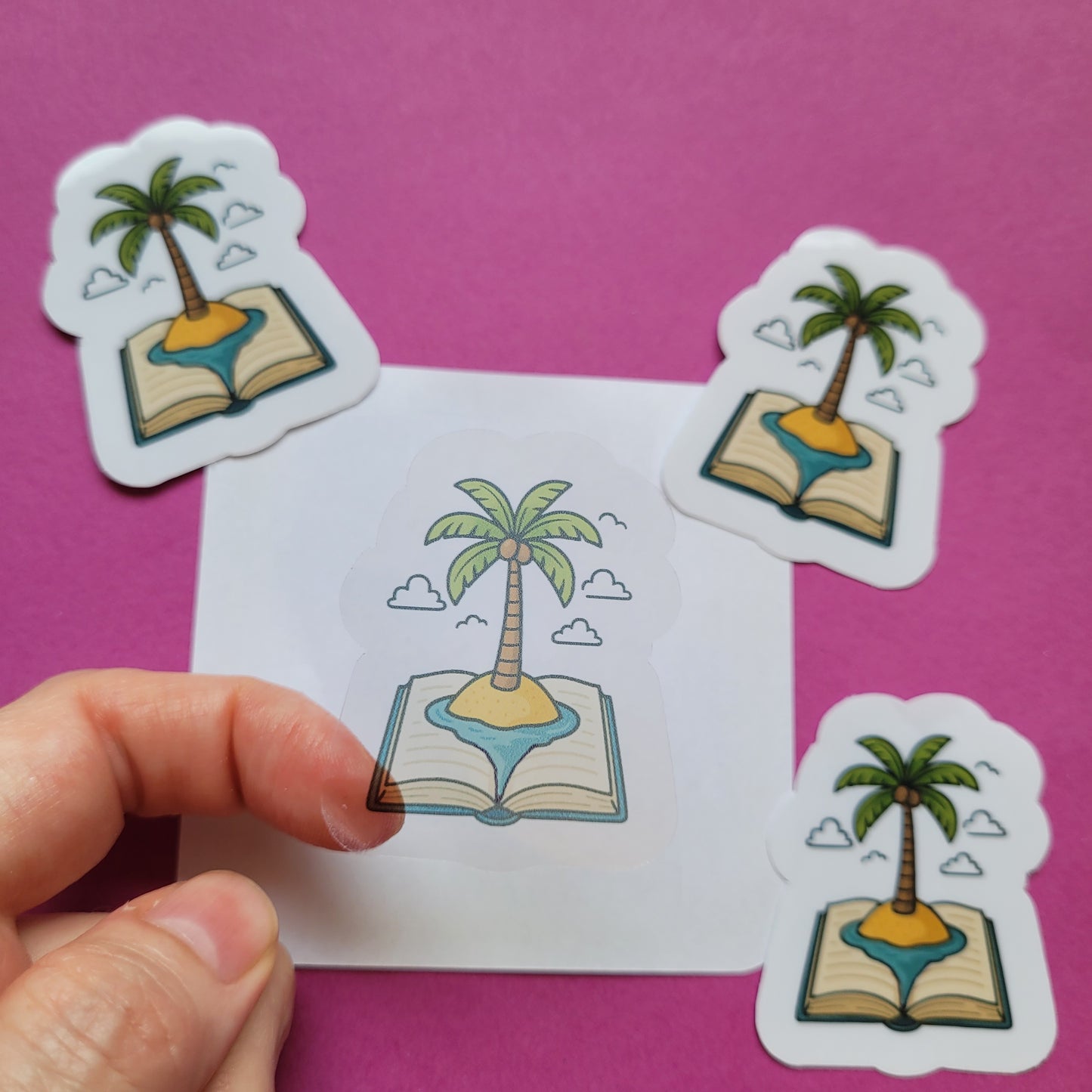 Sticker „Leseinsel"