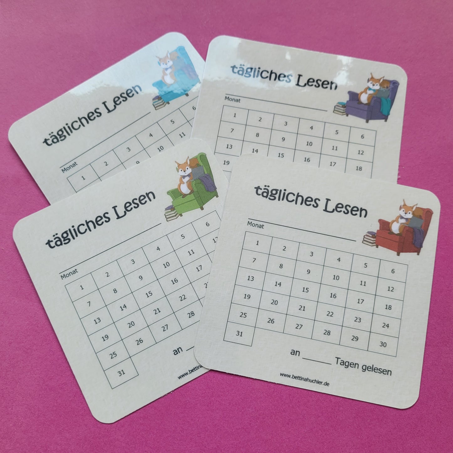 Lesetracker "Lesehörnchen"