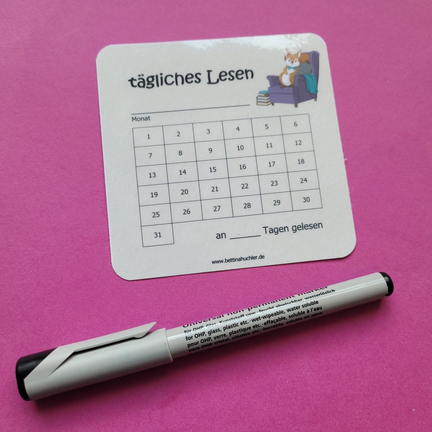 Lesetracker "Lesehörnchen"