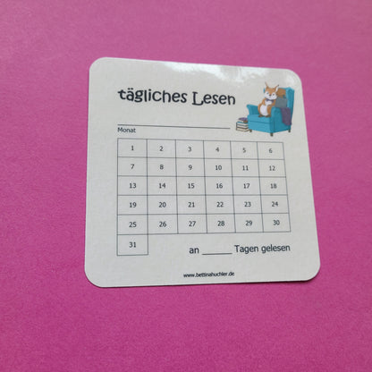Lesetracker "Lesehörnchen"