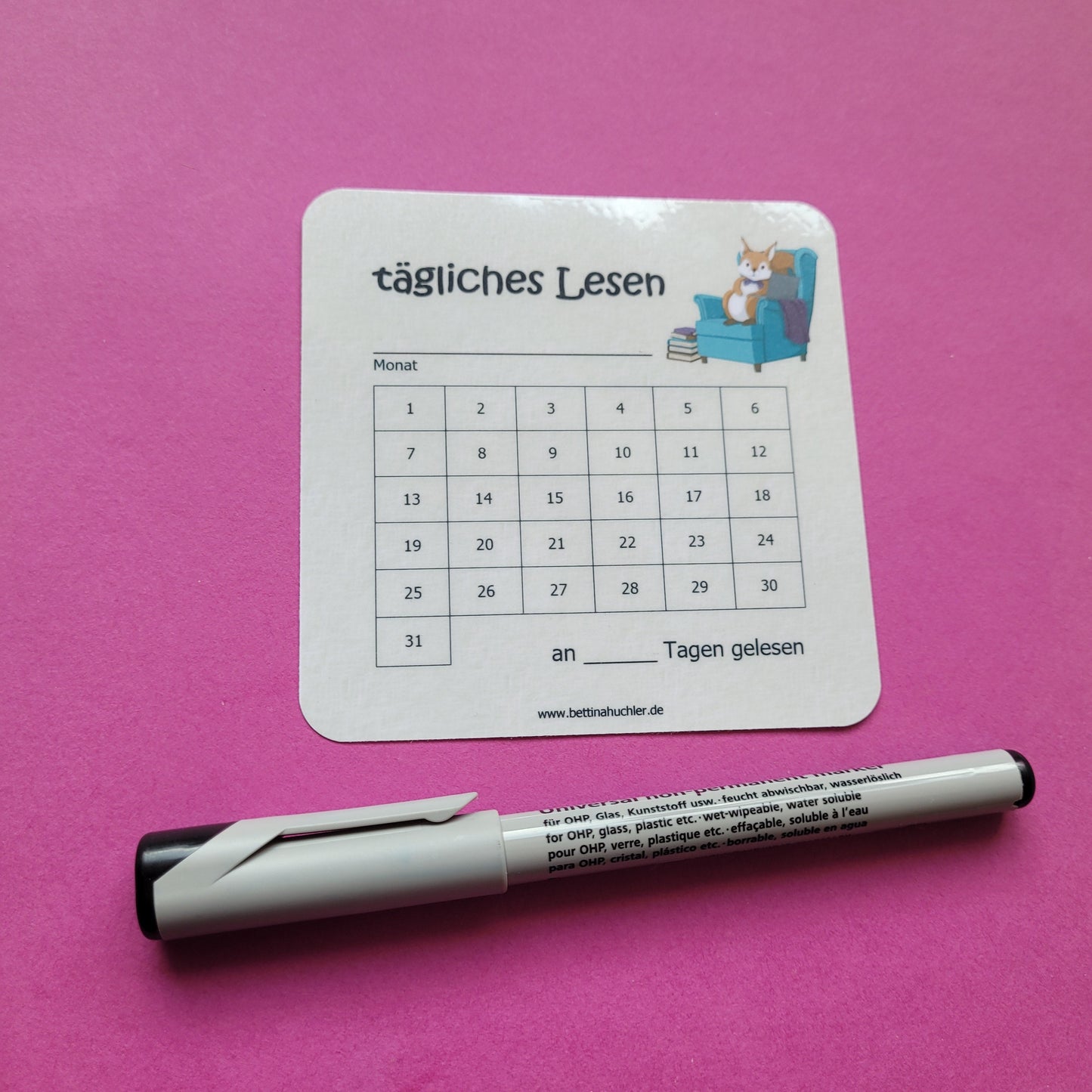 Lesetracker "Lesehörnchen"