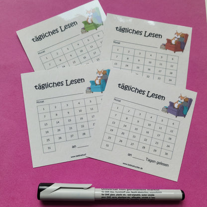 Lesetracker "Lesehörnchen"