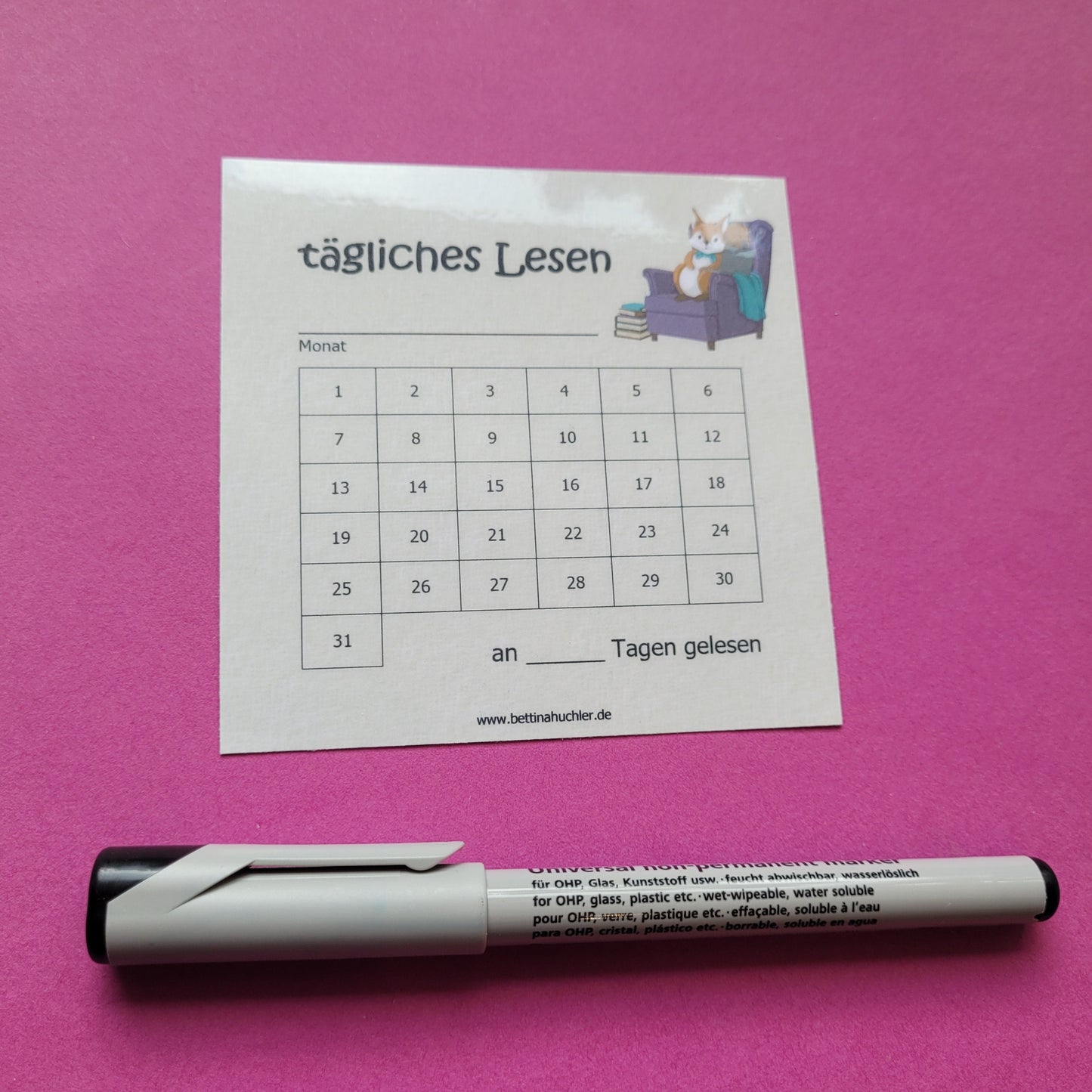 Lesetracker "Lesehörnchen"