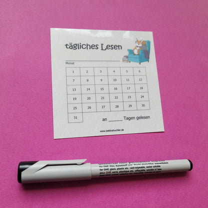 Lesetracker "Lesehörnchen"