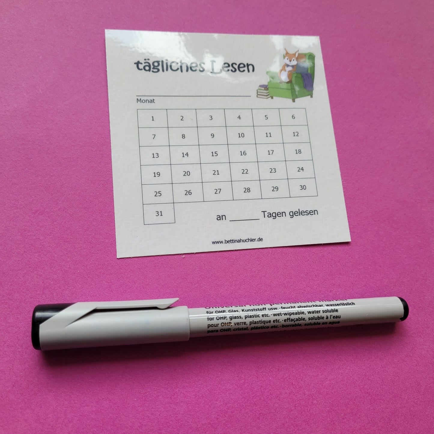 Lesetracker "Lesehörnchen"