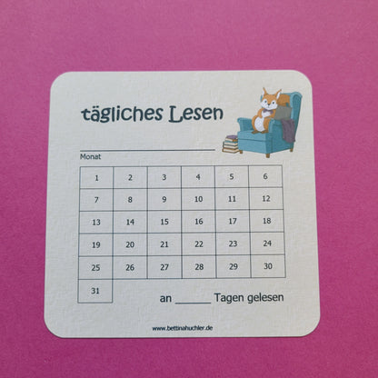 Lesetracker "Lesehörnchen"