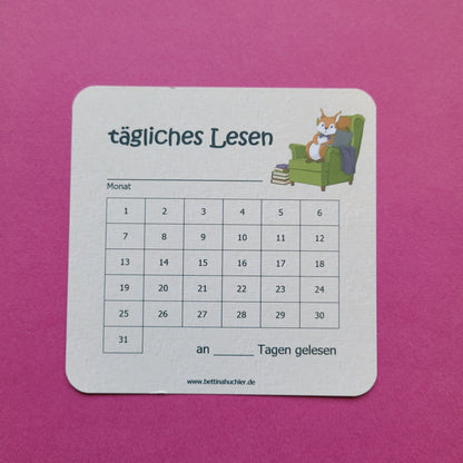 Lesetracker "Lesehörnchen"