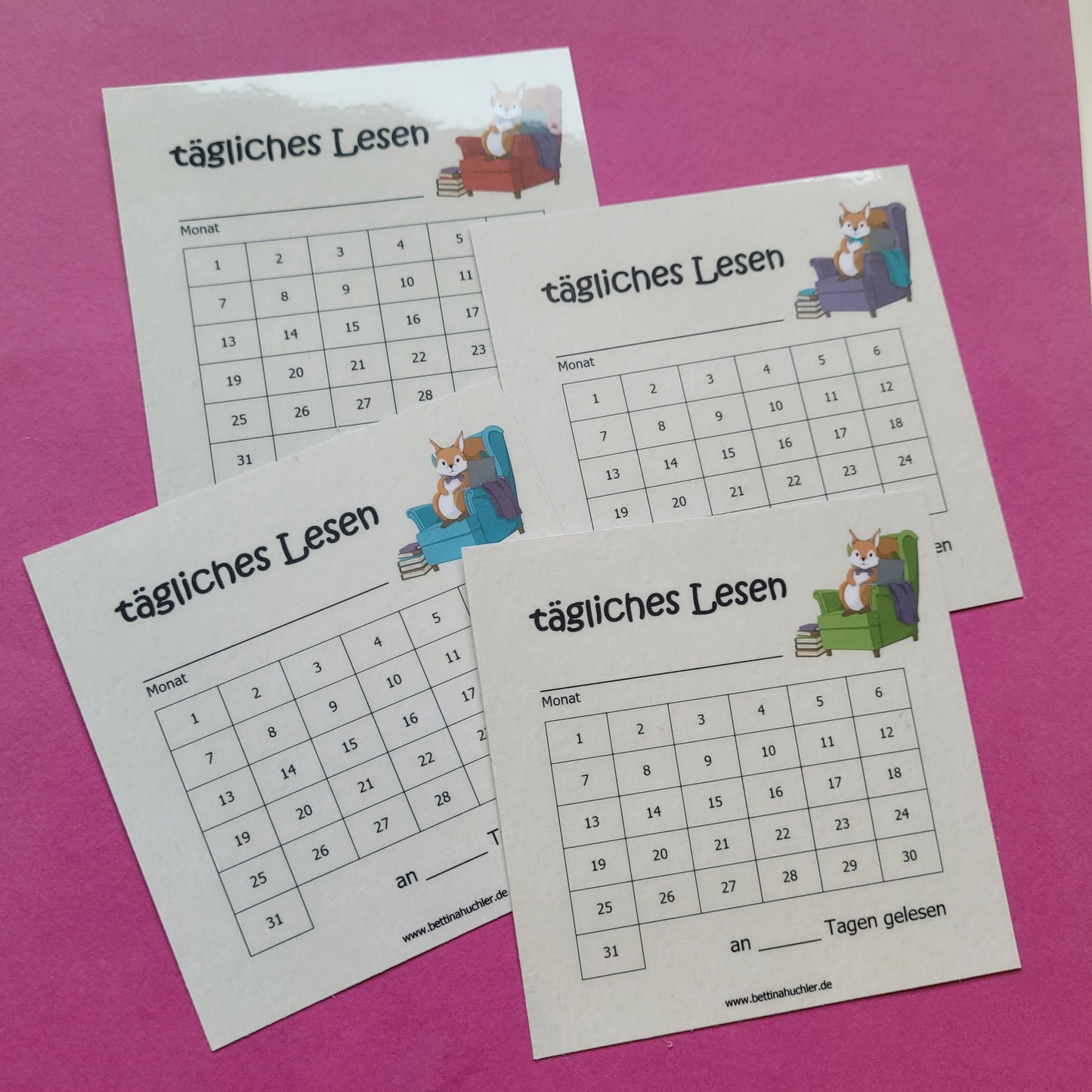 Lesetracker "Lesehörnchen"