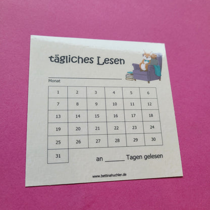 Lesetracker "Lesehörnchen"