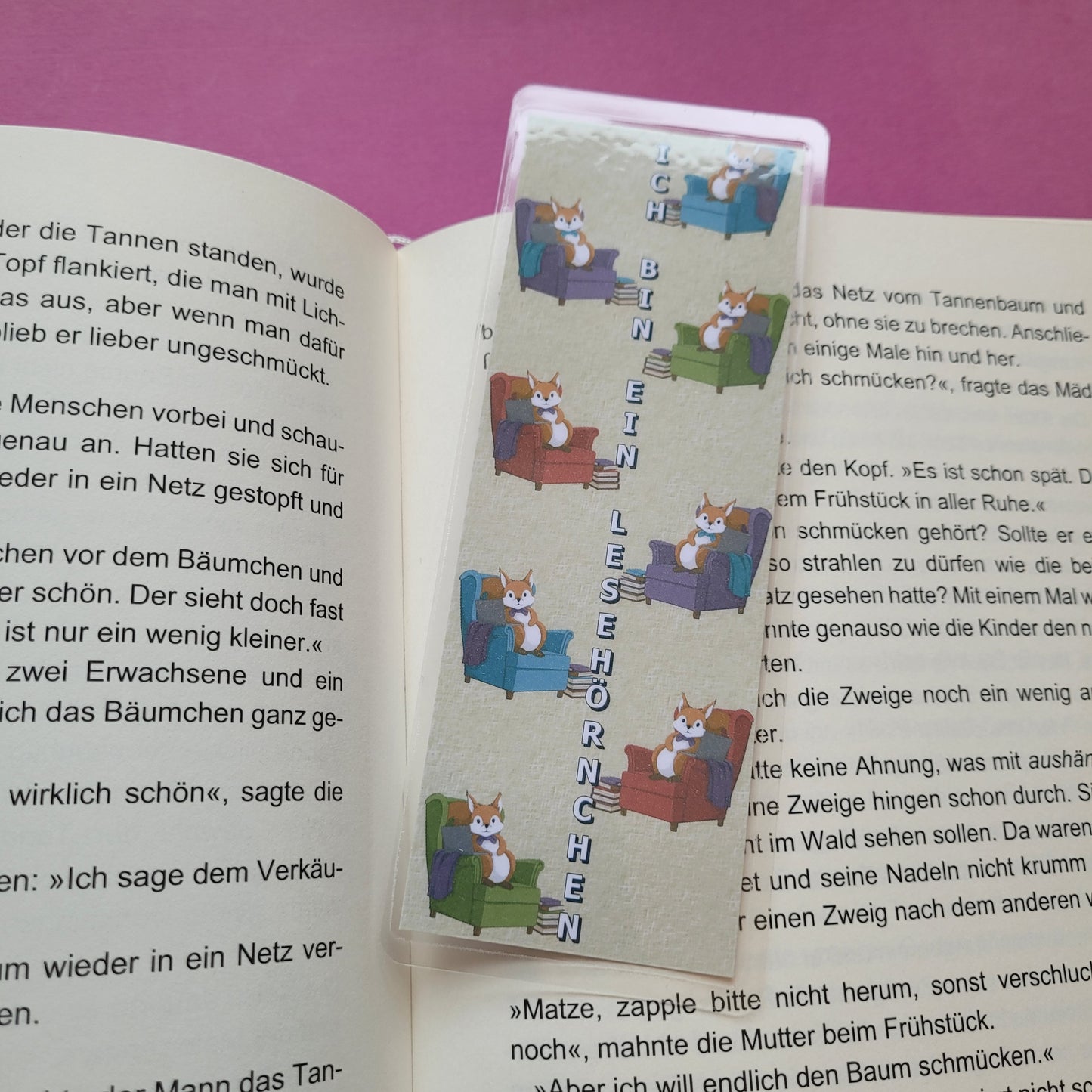 Standard-Lesezeichen "Ich bin ein Lesehörnchen"