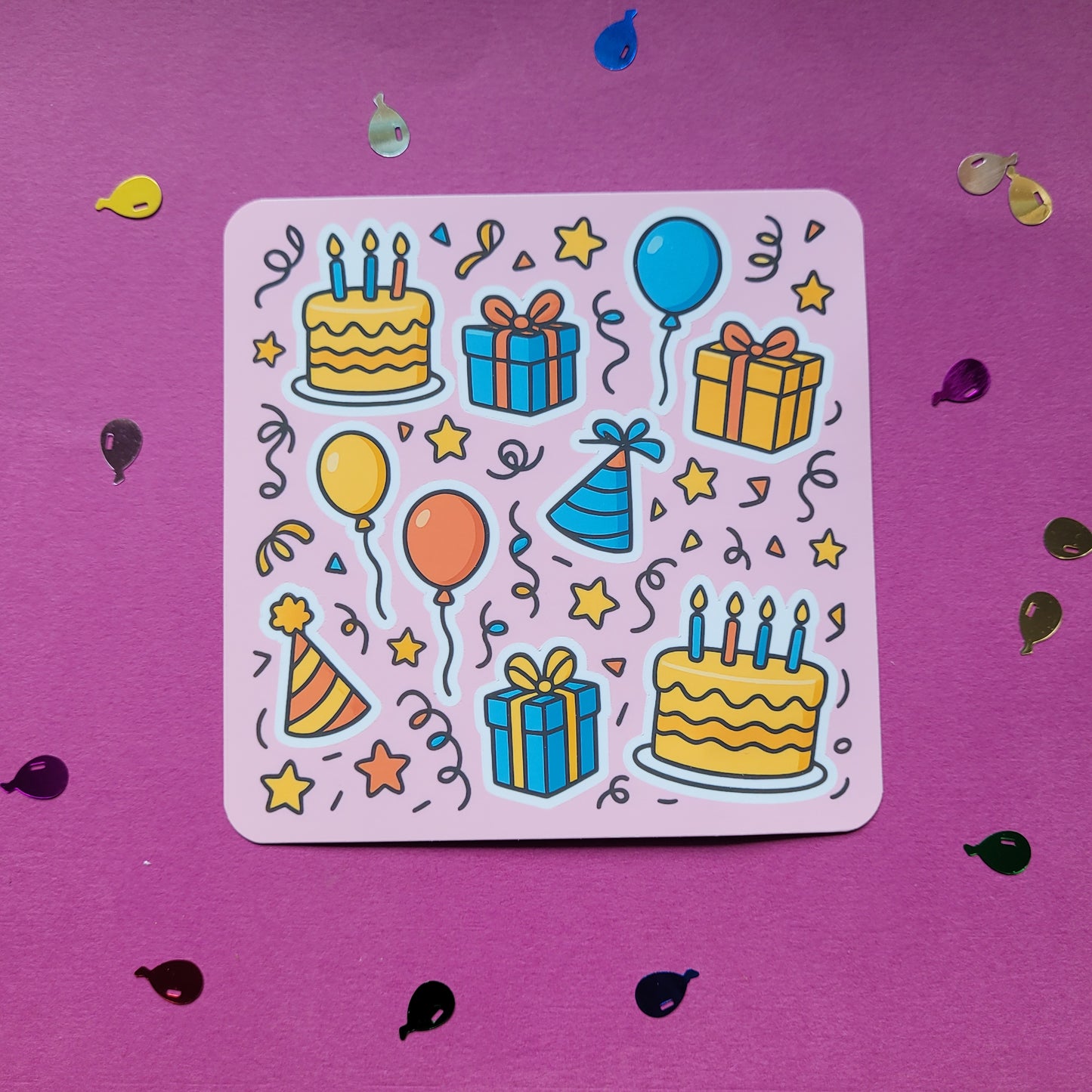 Stickerbogen "Geburtstag"