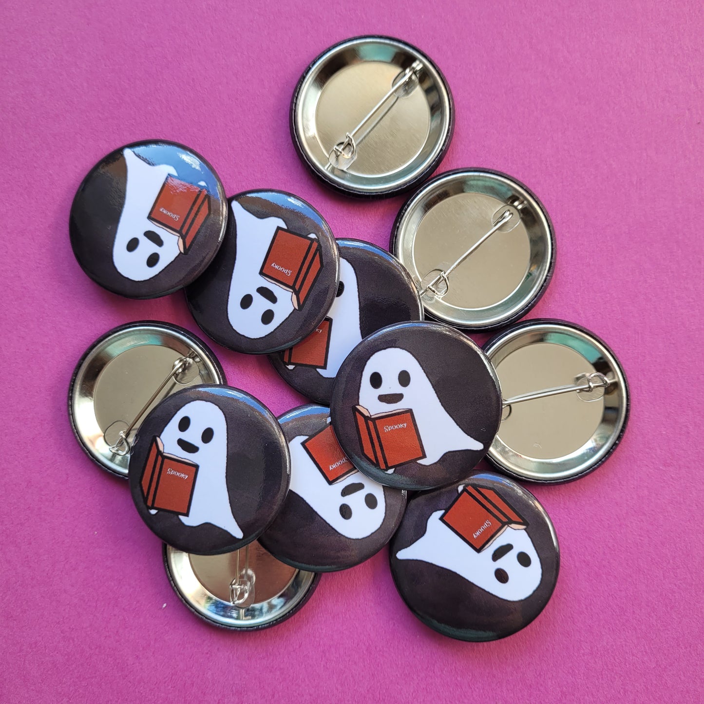Button „Buchgeist Spooky“