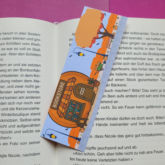 Standard-Lesezeichen „Buchhandlung Kürbis“