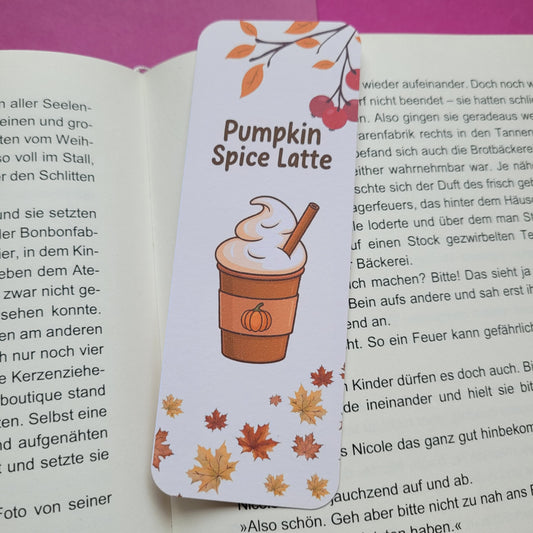Standard-Lesezeichen „Pumpkin Spice Latte“