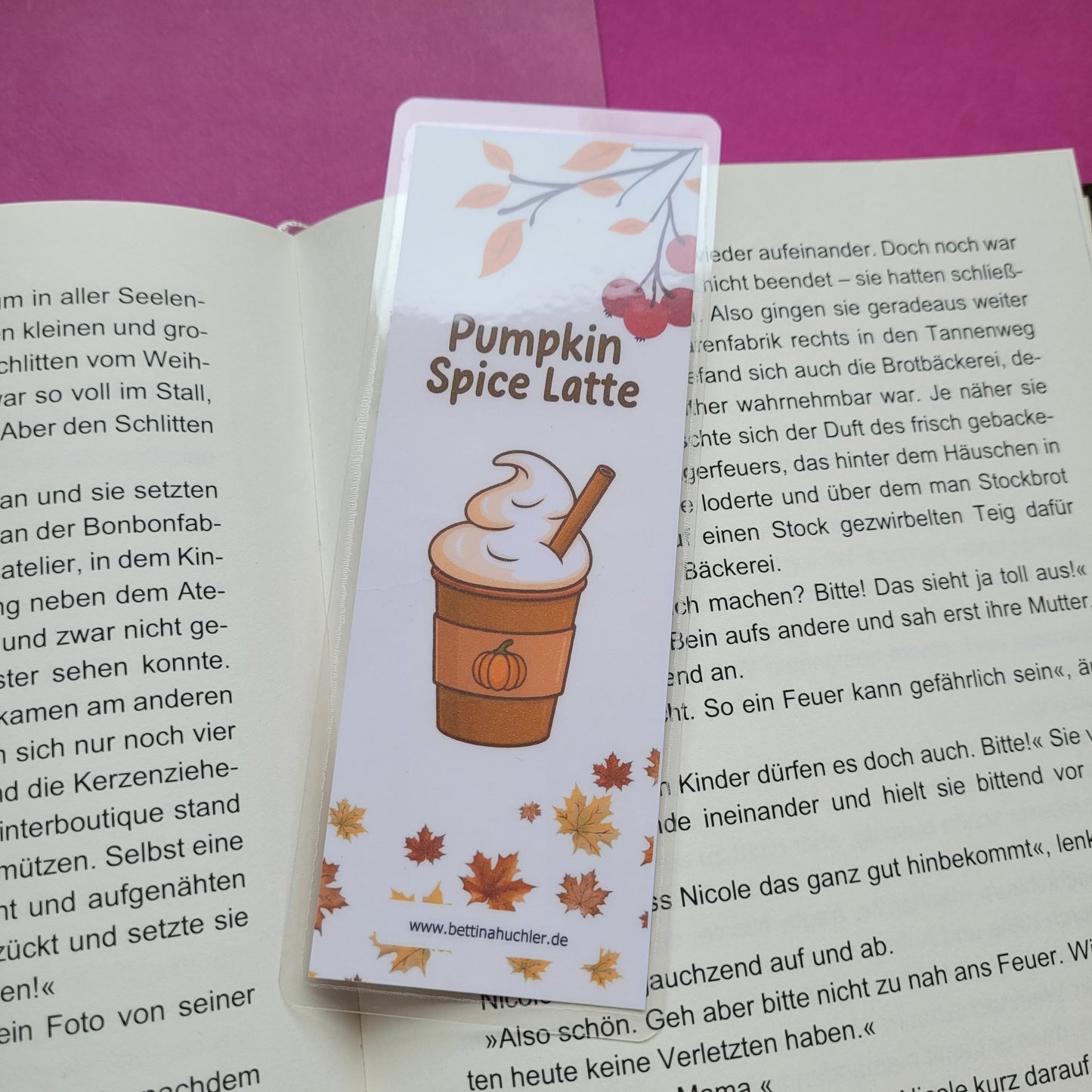 Standard-Lesezeichen „Pumpkin Spice Latte“