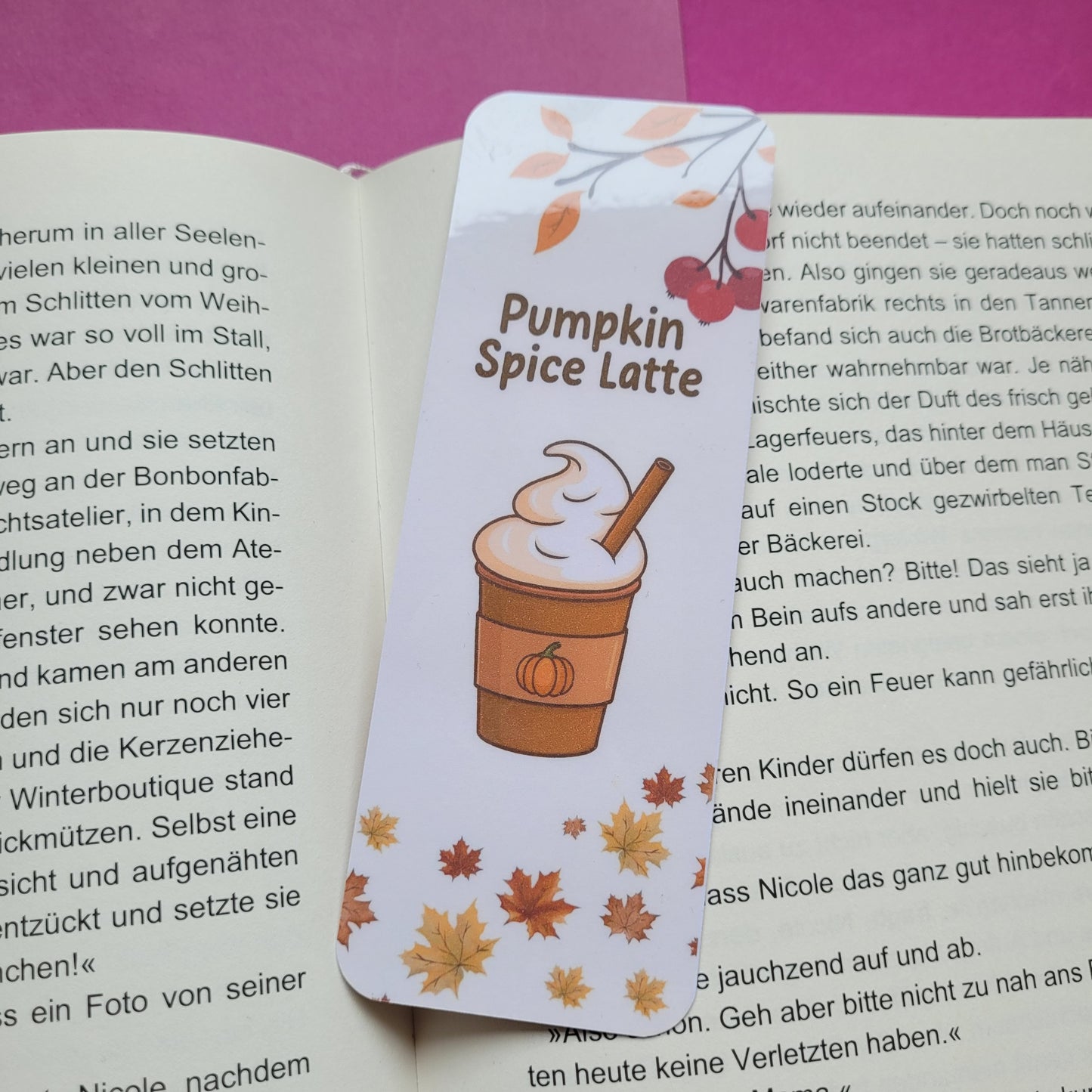 Standard-Lesezeichen „Pumpkin Spice Latte“