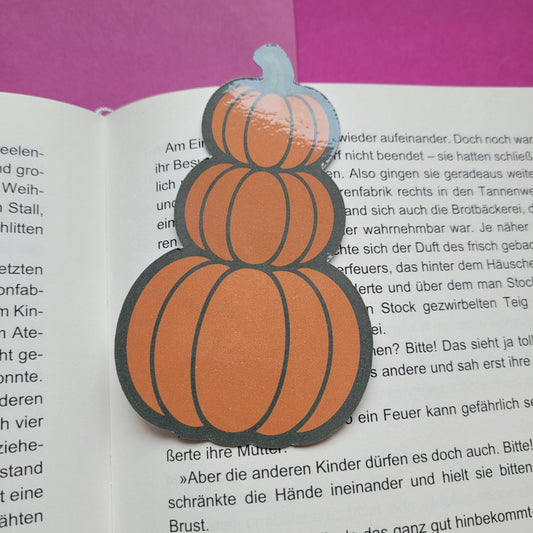 Form-Lesezeichen „Kürbisturm“