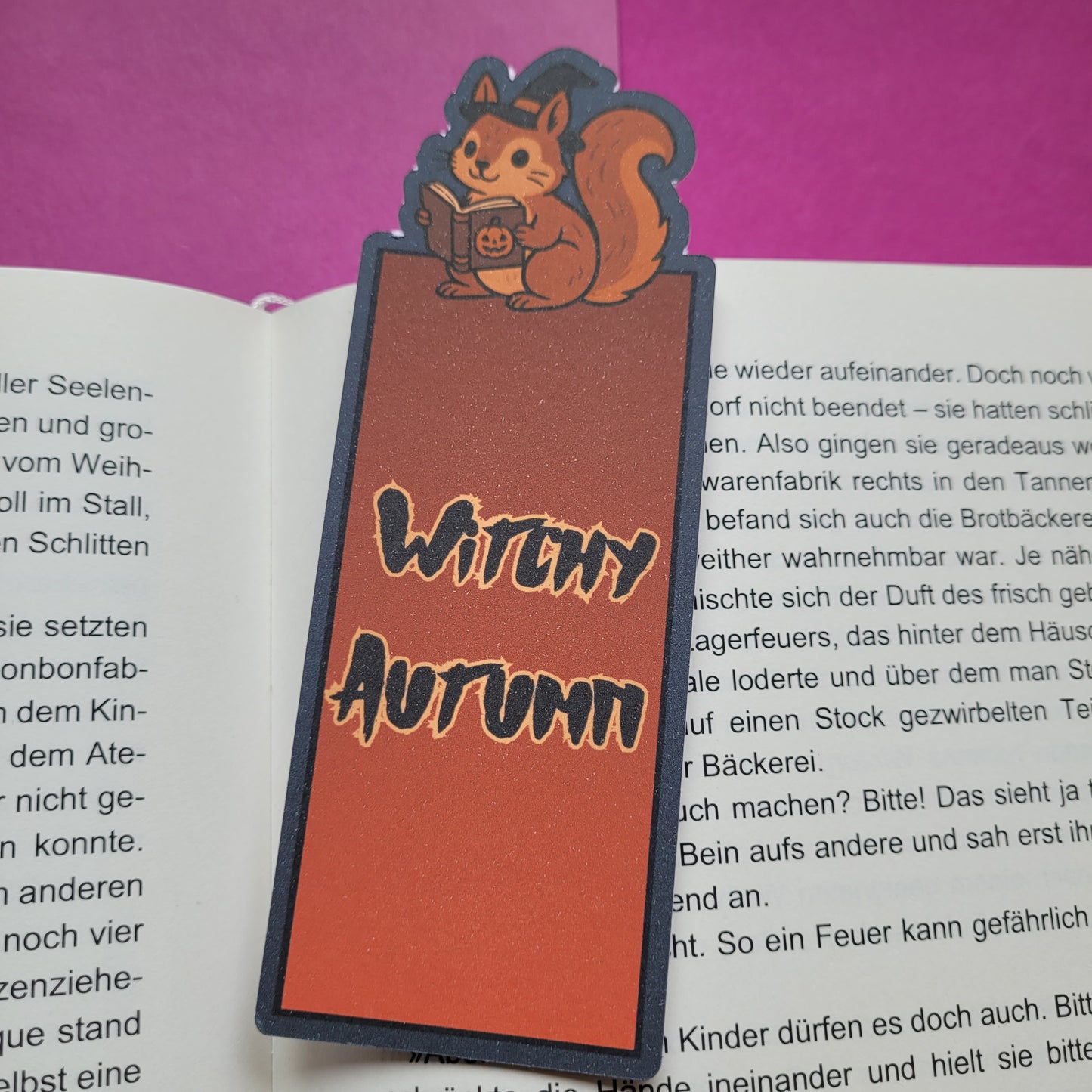 Form-Lesezeichen „Witchy Autumn“