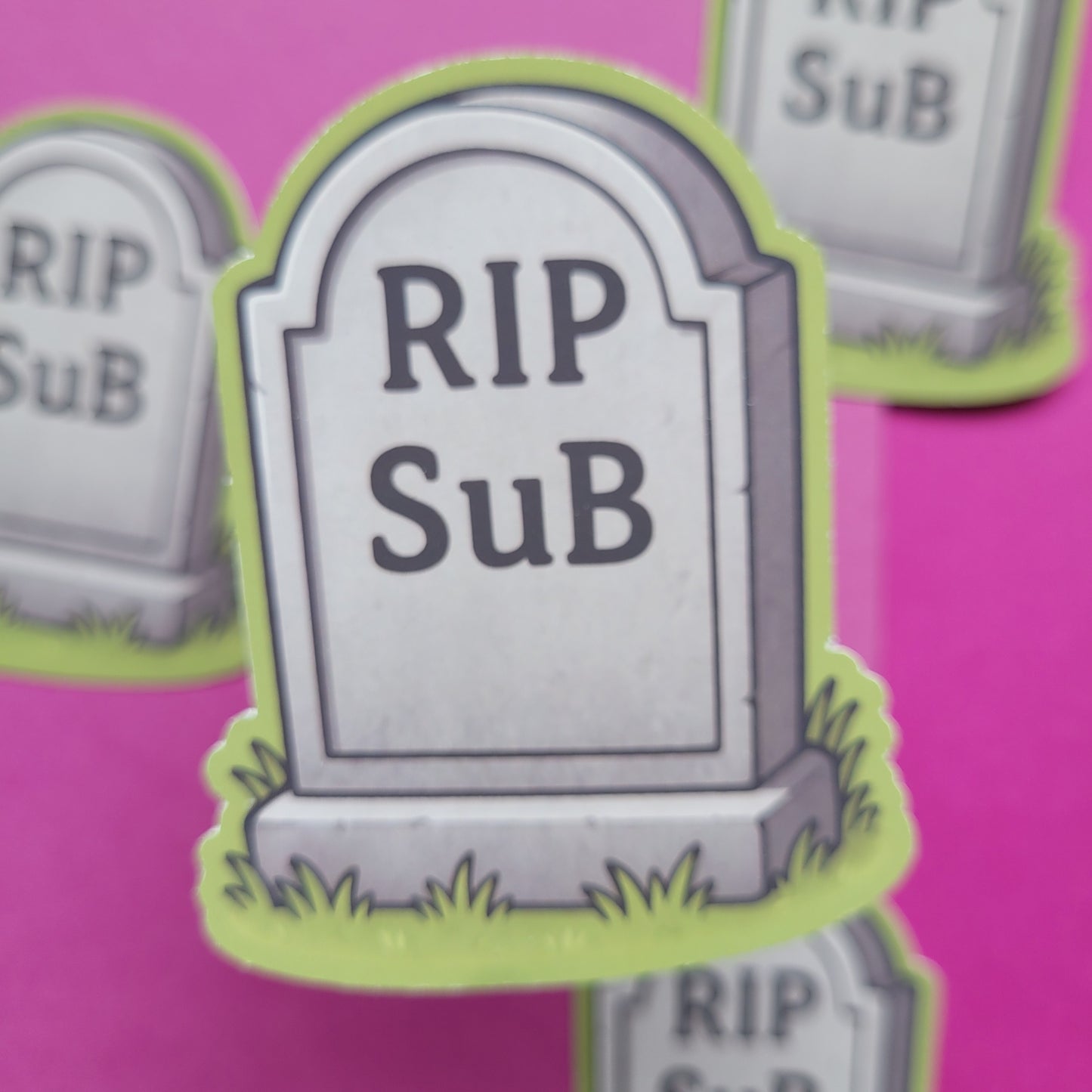 Sticker „RIP SuB"