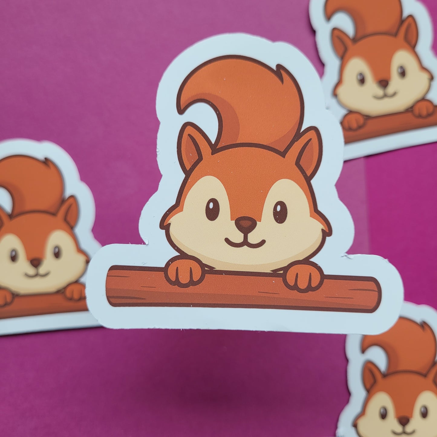 Sticker „Baumkletter-Hörnchen"
