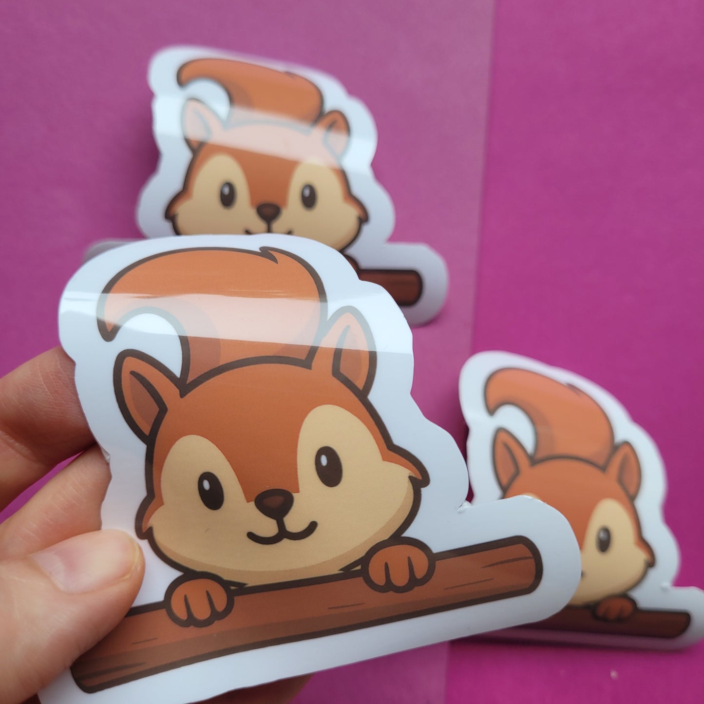 Sticker „Baumkletter-Hörnchen"