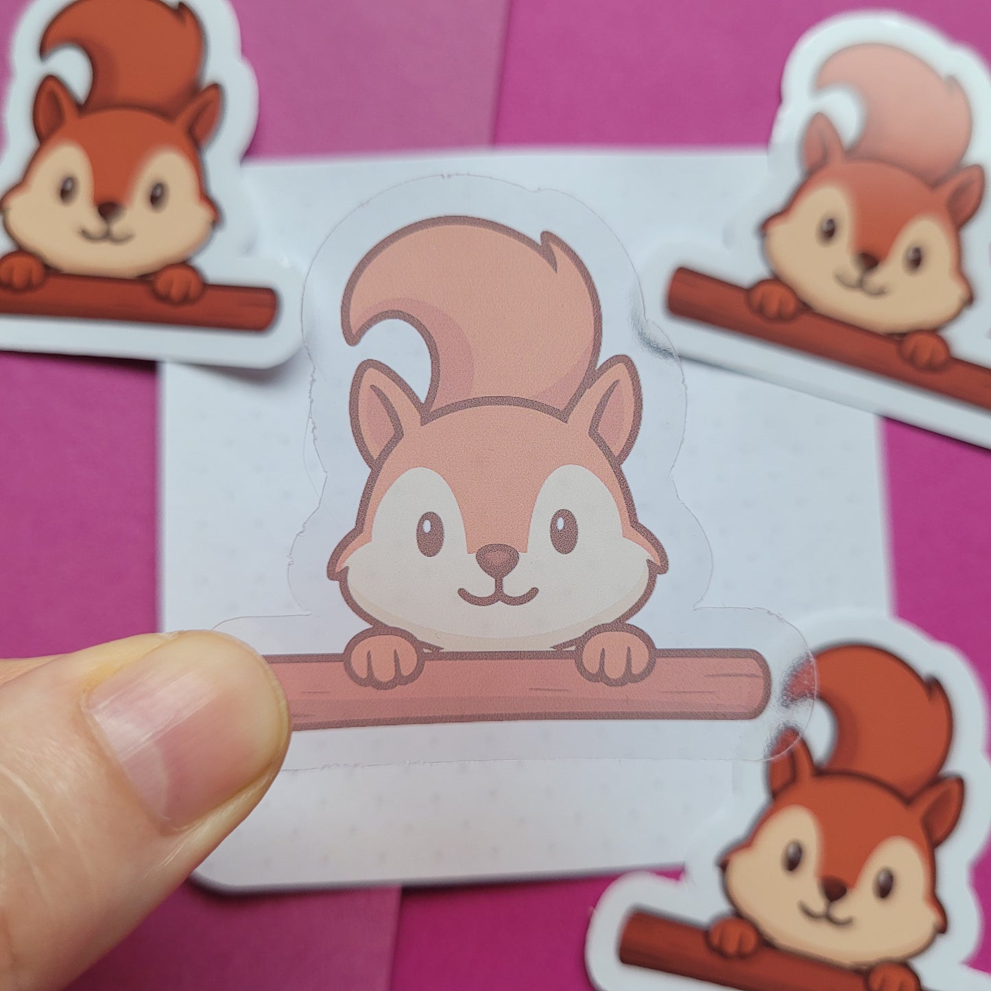 Sticker „Baumkletter-Hörnchen"