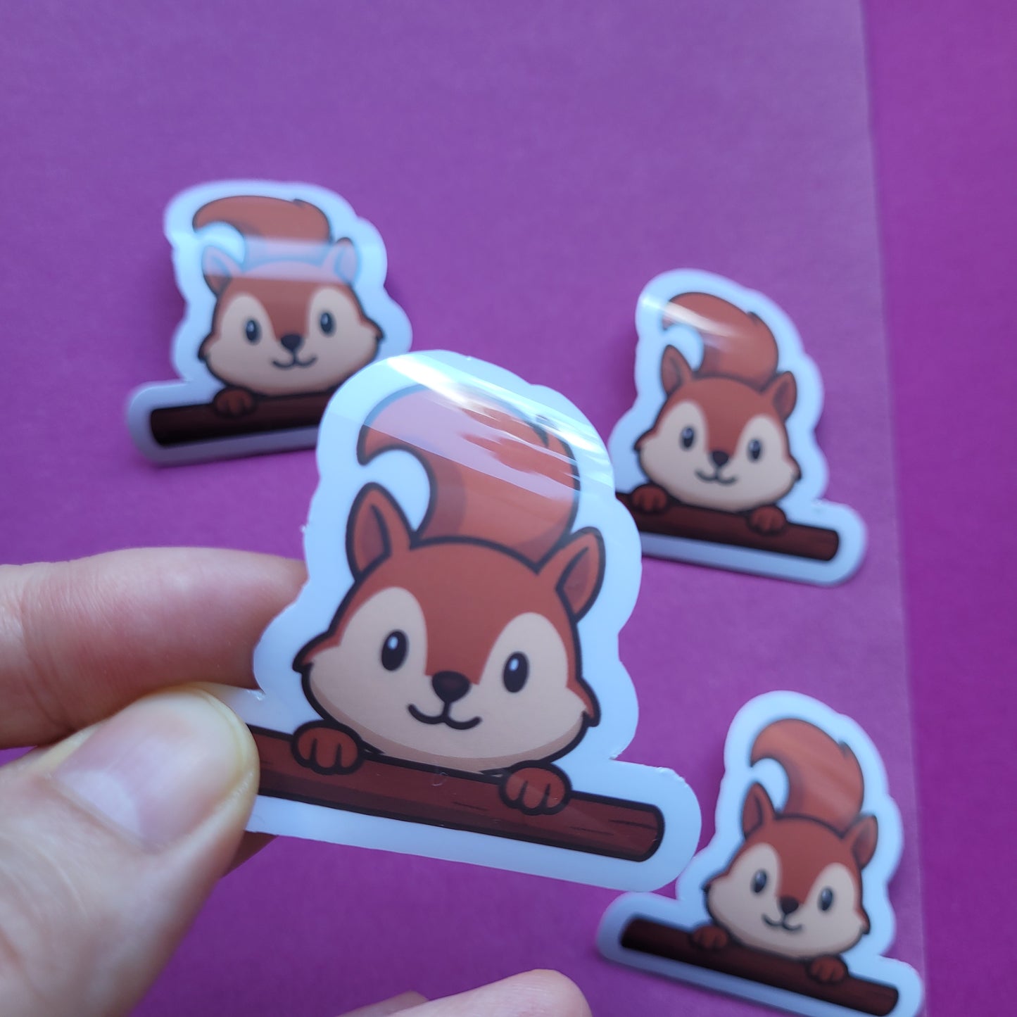 Sticker „Baumkletter-Hörnchen"