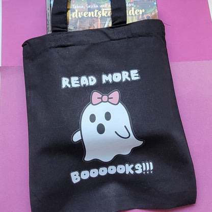 Buchbeutel „Read more BOOOOOKS!!!“
