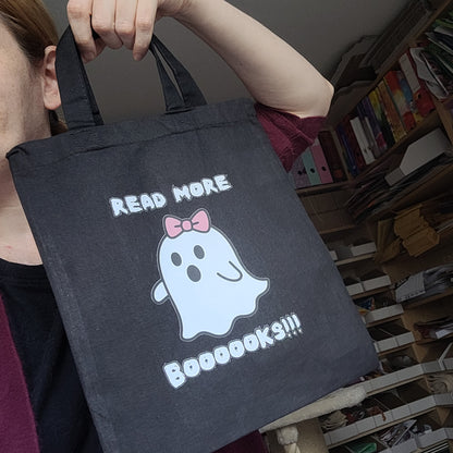 Buchbeutel „Read more BOOOOOKS!!!“