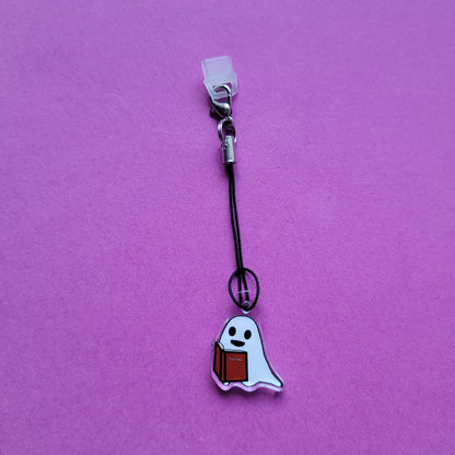 USB-C-Charm „Buchgeist Spooky“