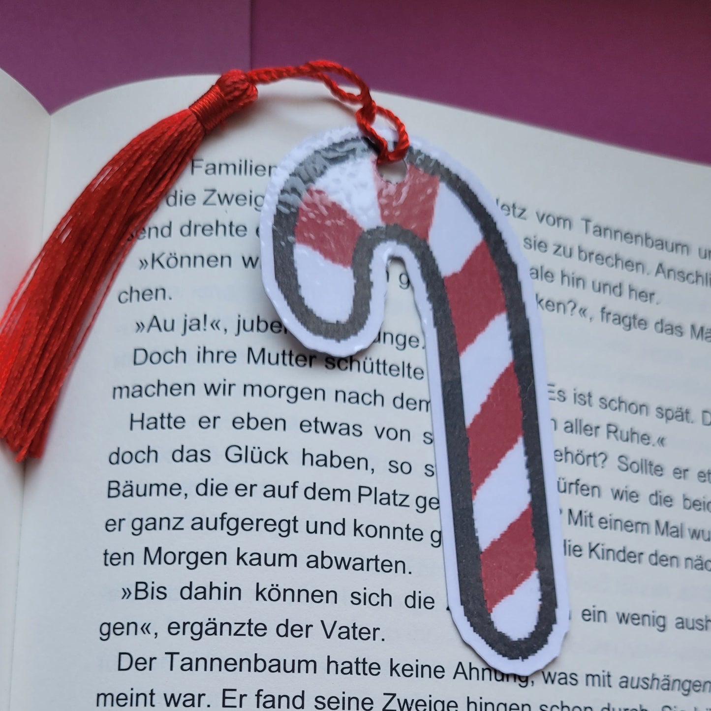 Form-Lesezeichen „Zuckerstange“