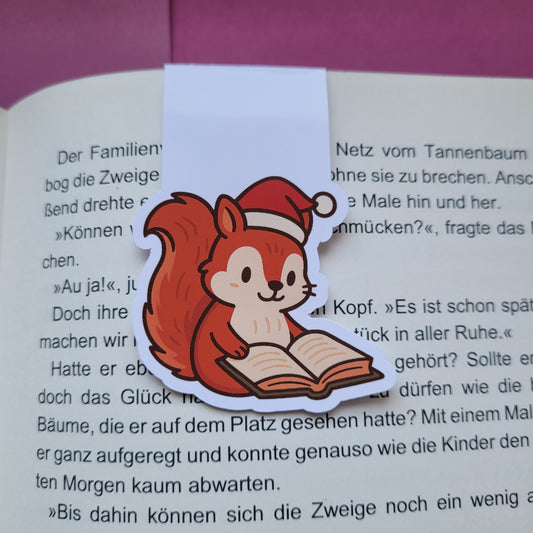 Magnet-Lesezeichen „Weihnachtshörnchen“