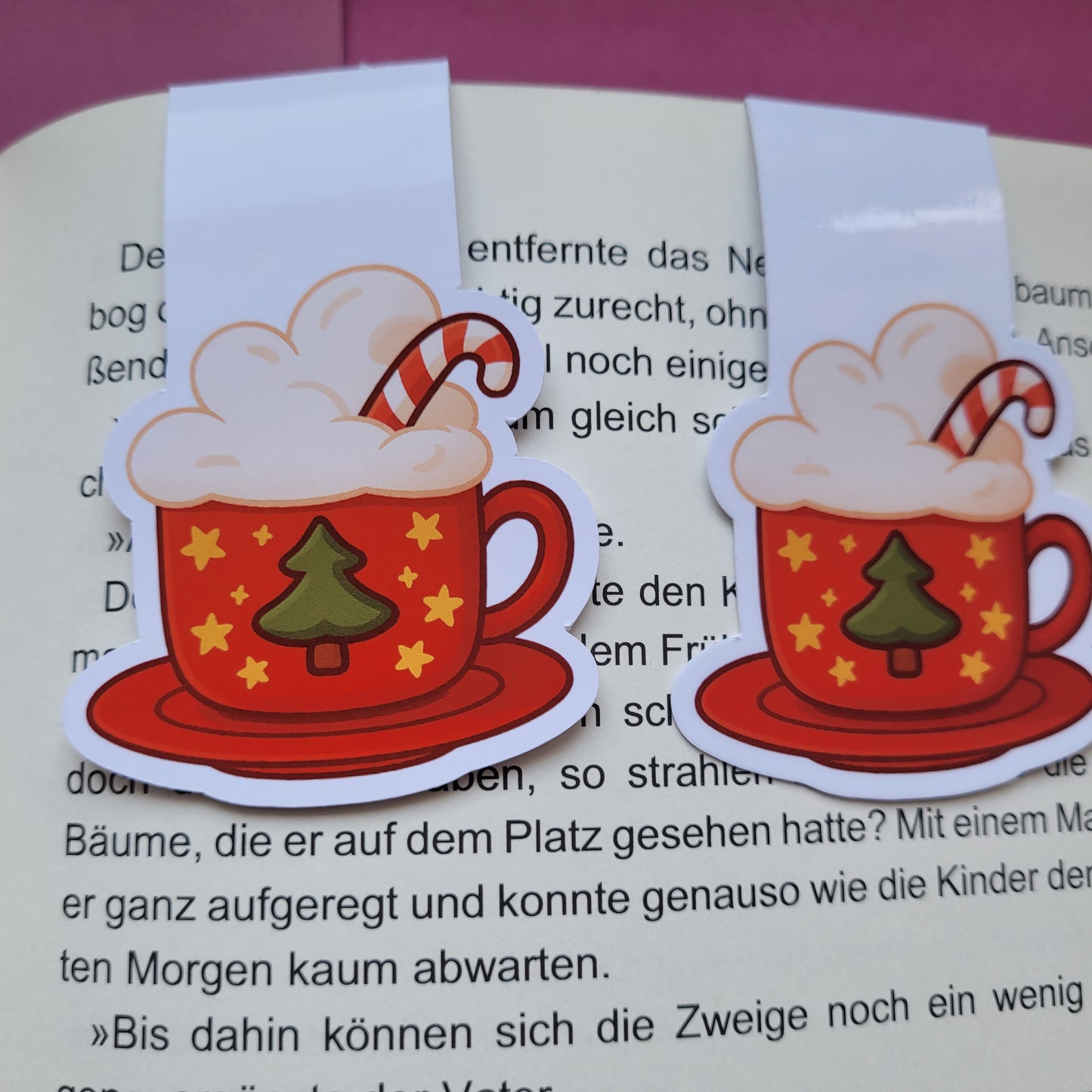 Magnet-Lesezeichen „Weihnachtskakao“