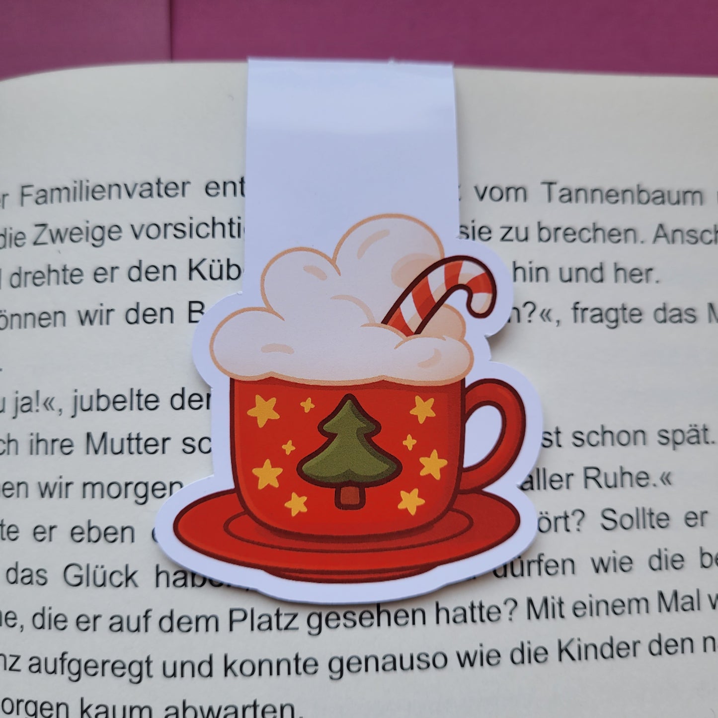 Magnet-Lesezeichen „Weihnachtskakao“