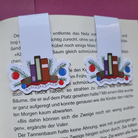 Magnet-Lesezeichen „Adventsgesteck“