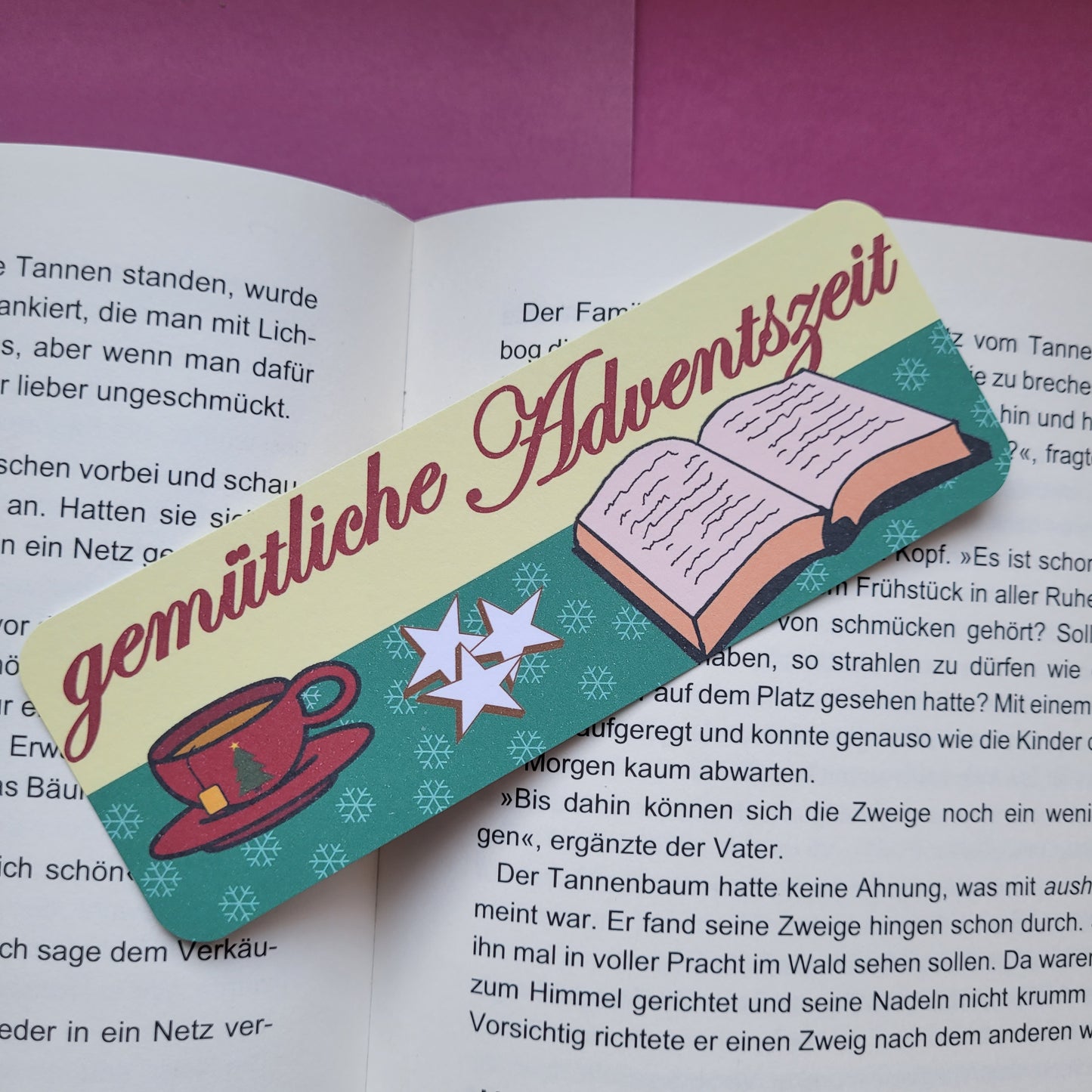 Standard-Lesezeichen „gemütliche Adventszeit“