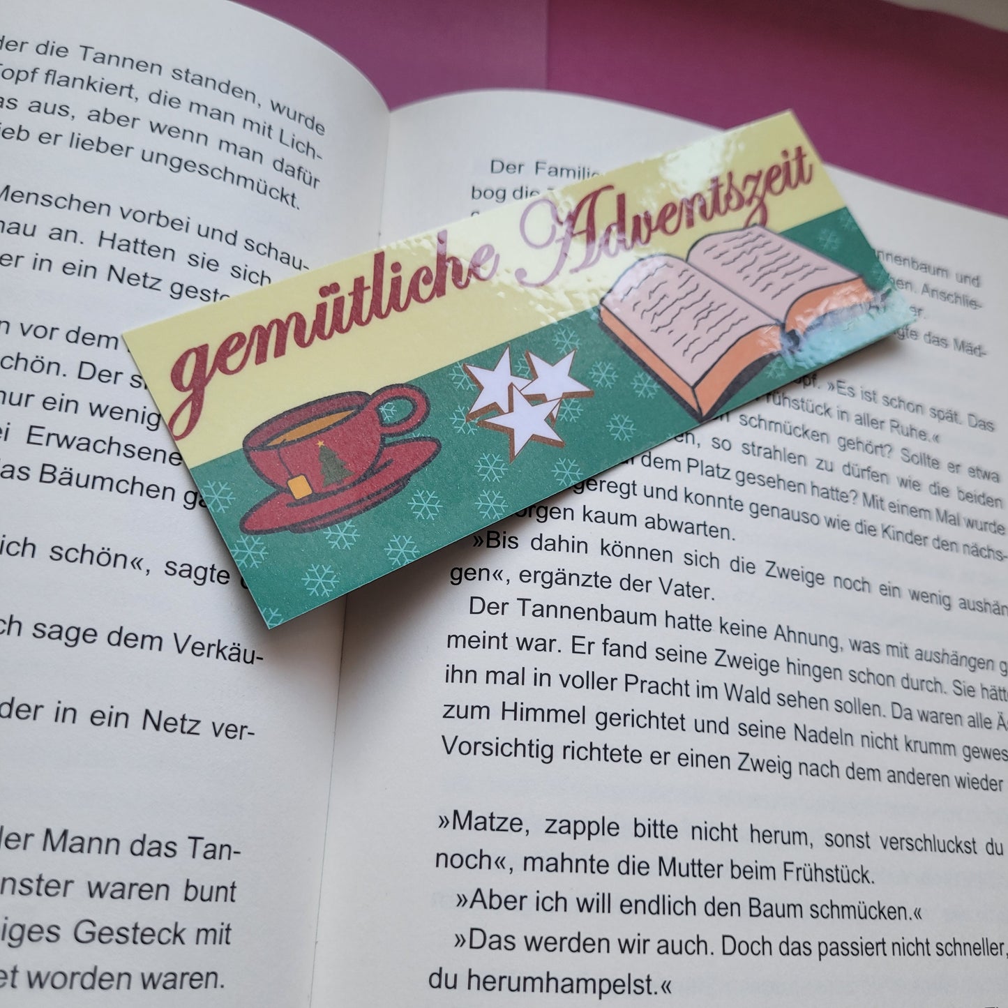 Standard-Lesezeichen „gemütliche Adventszeit“