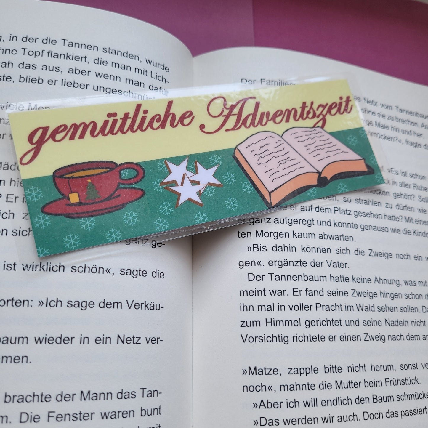 Standard-Lesezeichen „gemütliche Adventszeit“