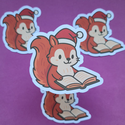 Sticker „Weihnachtshörnchen“