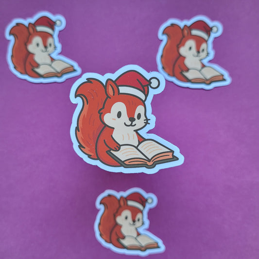 Sticker „Weihnachtshörnchen“