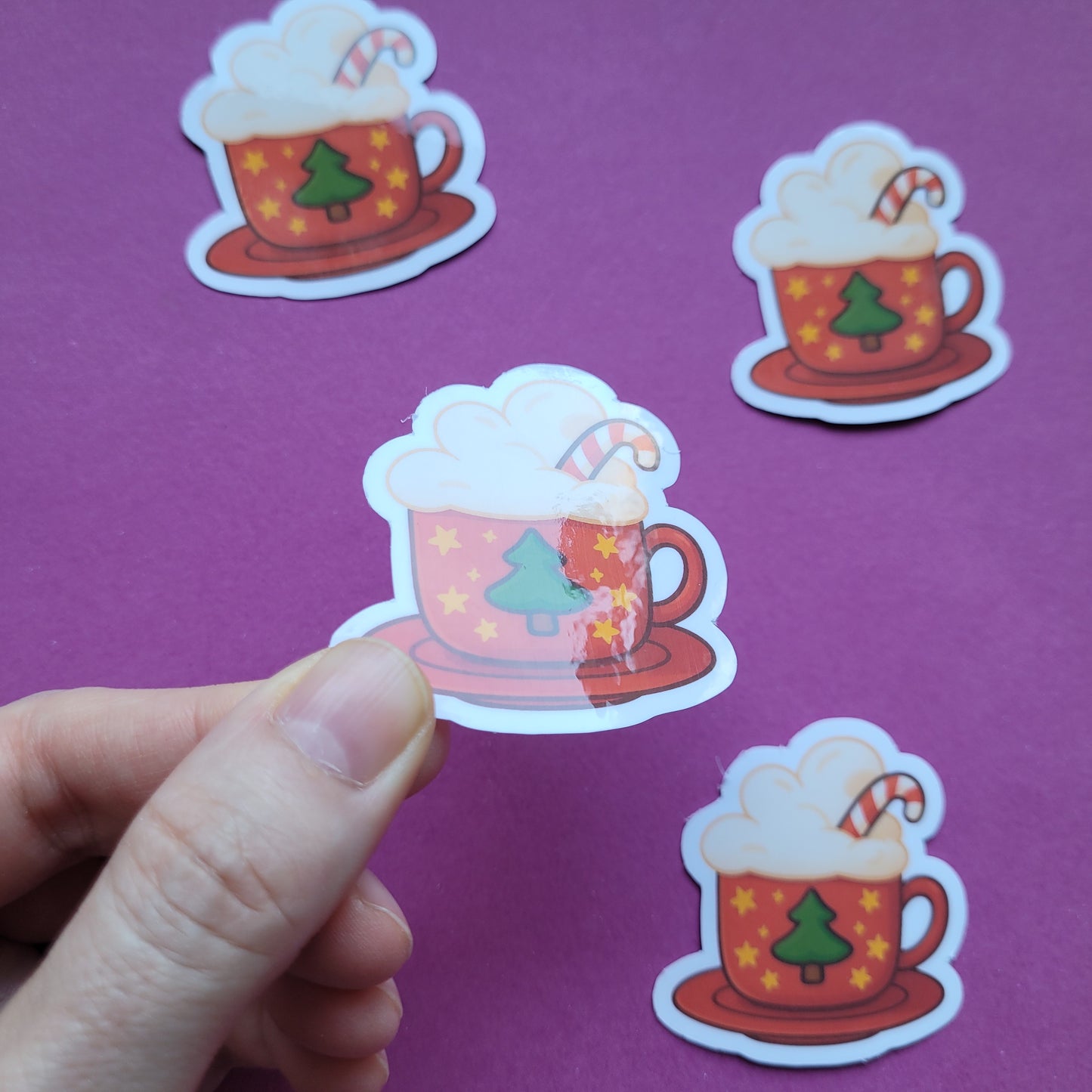 Sticker „Weihnachtskakao“