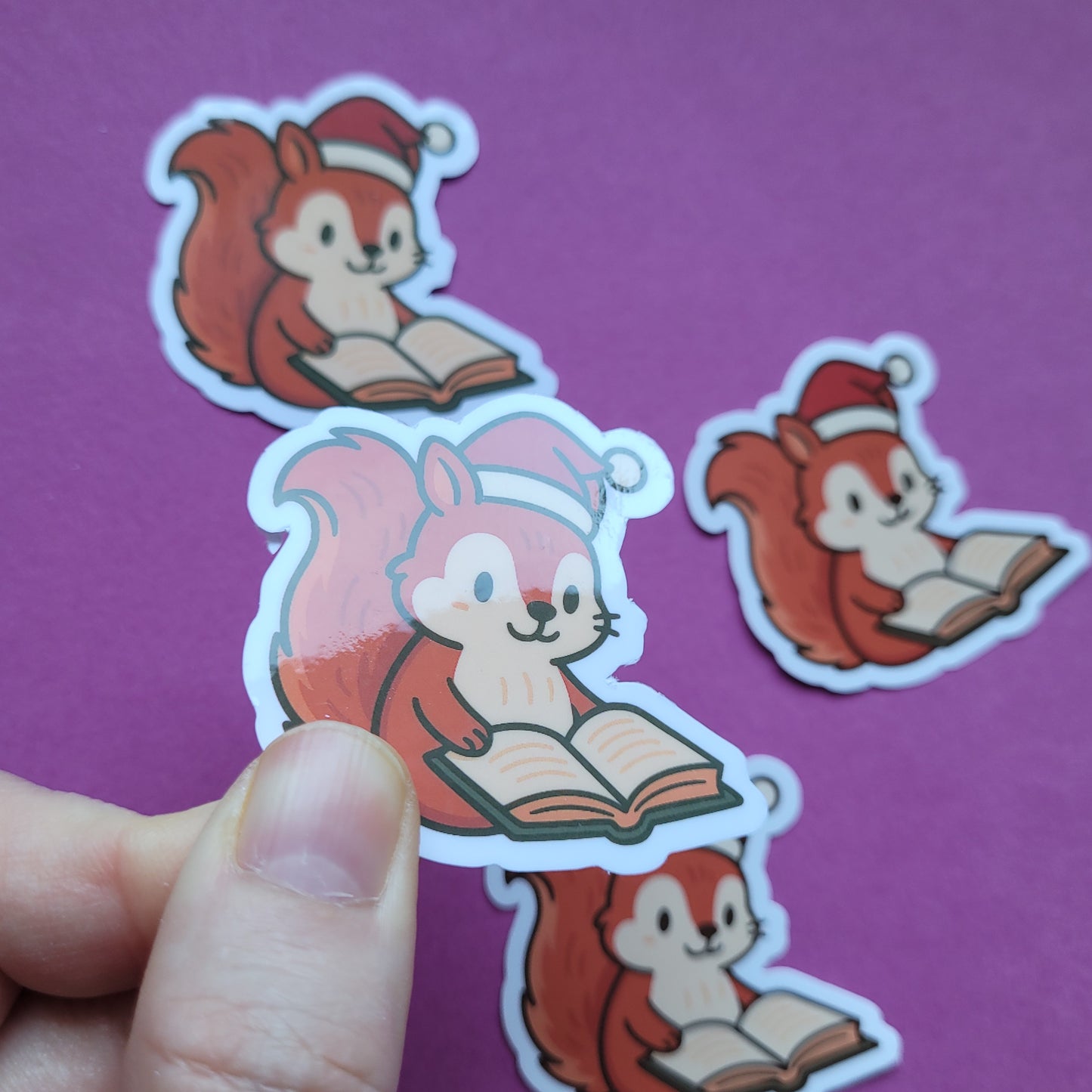 Sticker „Weihnachtshörnchen“