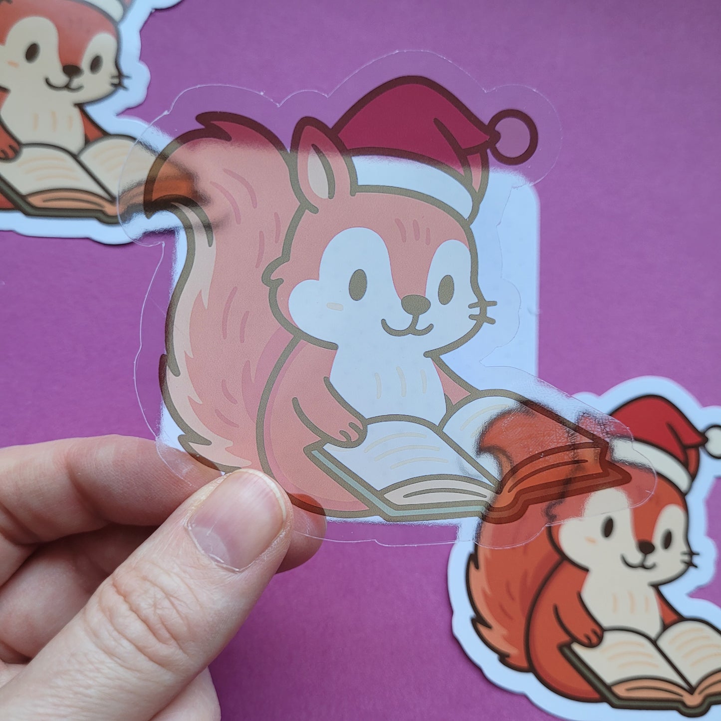 Sticker „Weihnachtshörnchen“