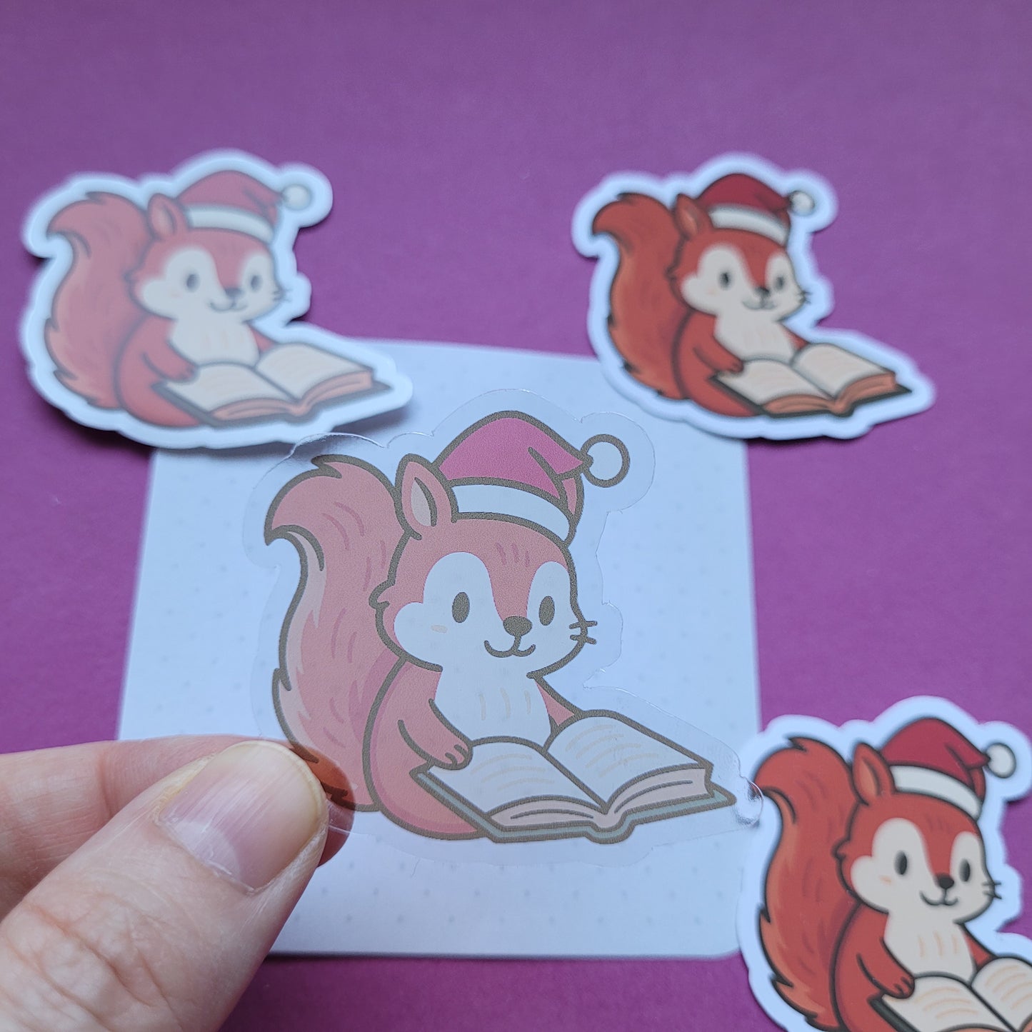 Sticker „Weihnachtshörnchen“