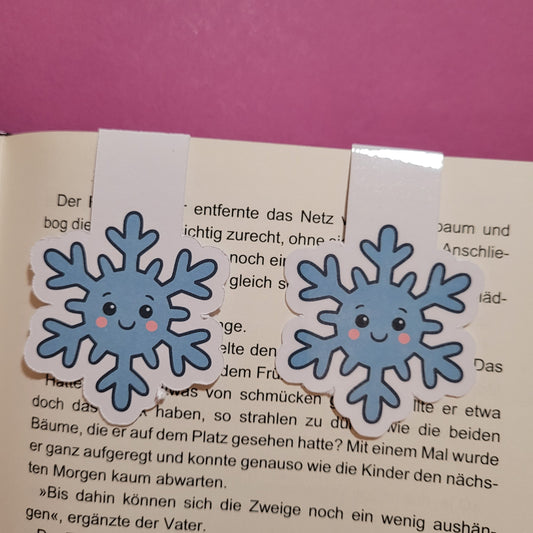 Magnet-Lesezeichen „Schneeflocke“