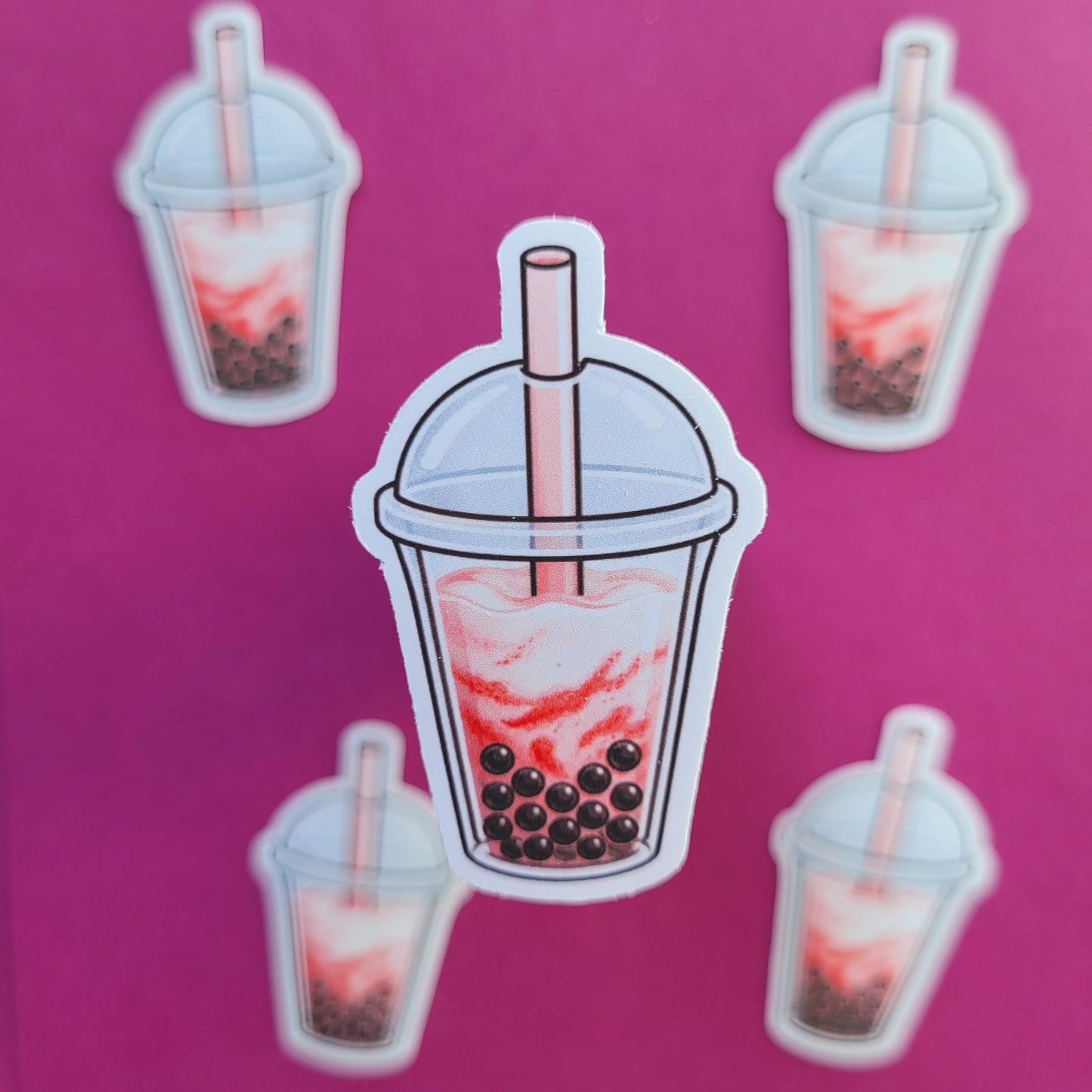 Bubble Tea Creamy Strawberry klein matt