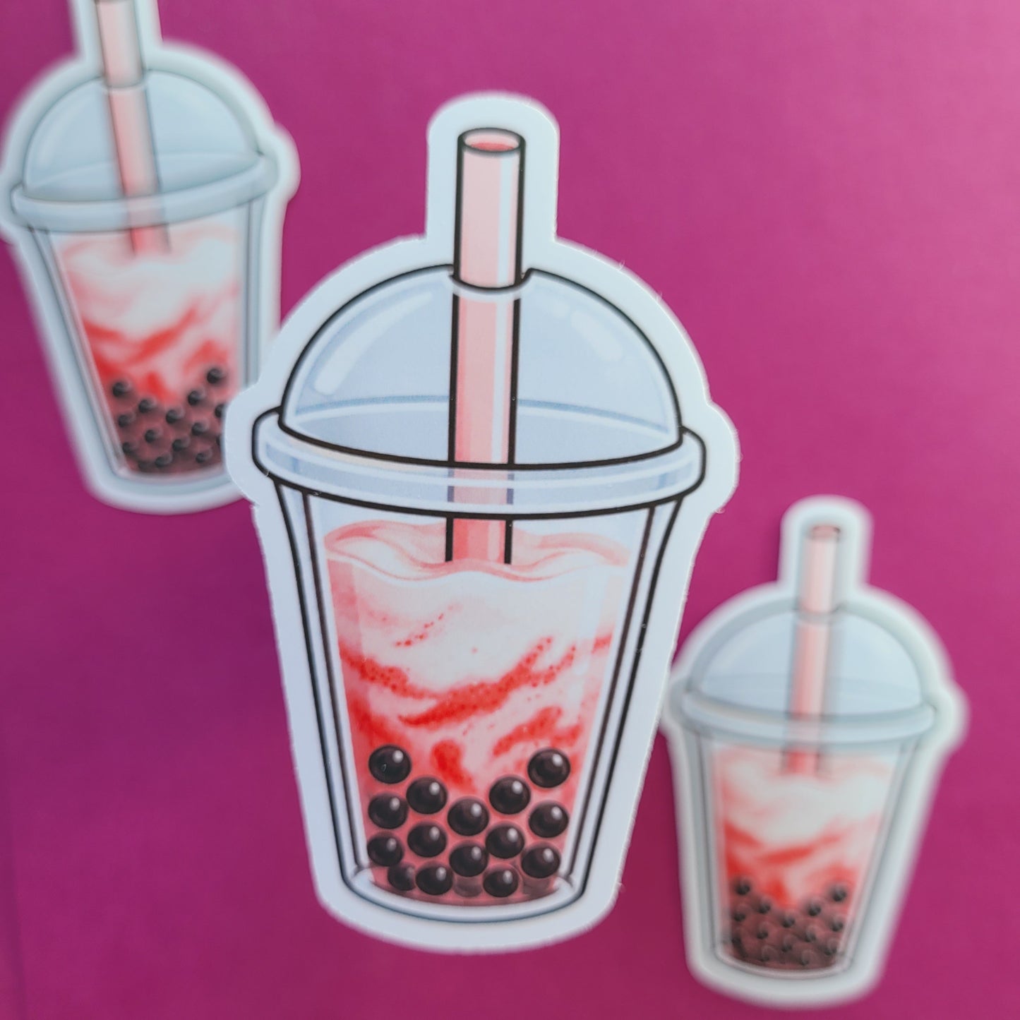 Bubble Tea Creamy Strawberry groß matt