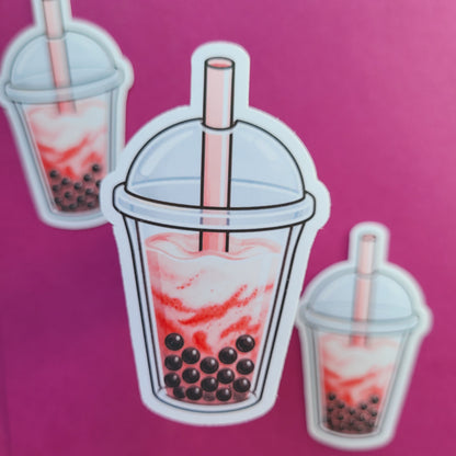 Bubble Tea Creamy Strawberry groß matt